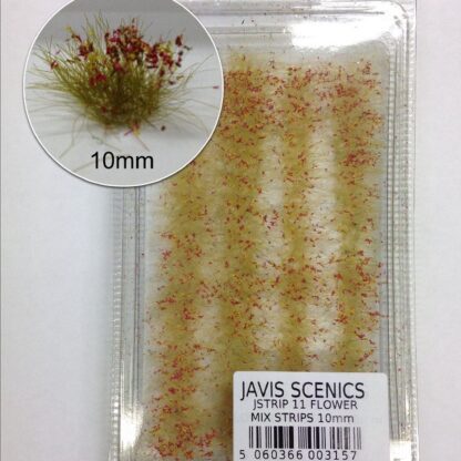 Javis JSTRIP11 Flower Mix Static Grass Strips -10mm
