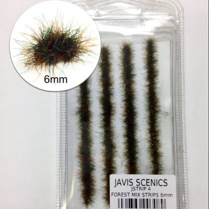 Javis JSTRIP4 Forest Mix Static Grass Strips - 6mm