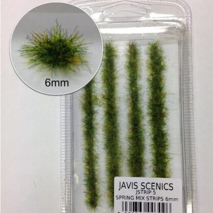 Javis JSTRIP5 Spring Mix Static Grass Strips - 6mm