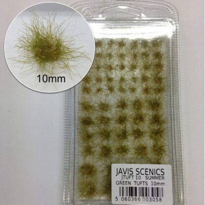Javis JTUFT10 Summer Green Static Grass Tufts - 10mm