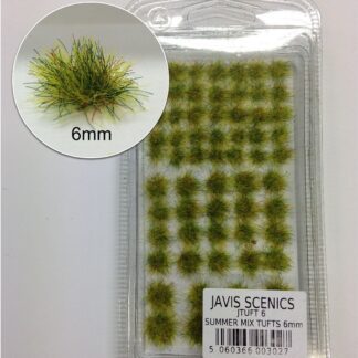 Javis JTUFT6 Summer Mix Static Grass Tufts - 6mm