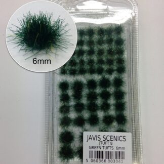 Javis JTUFT8 Green Static Grass Tufts - 6mm