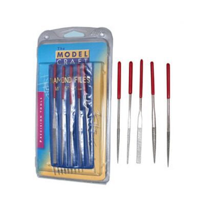 Modelcraft PFL6002 Set Of 5 Diamond Needle Files