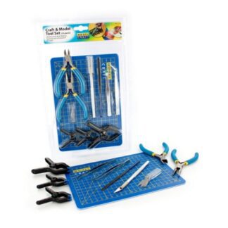 Modelcraft PTK1015 15 Piece Plastic Modelling Tool Set