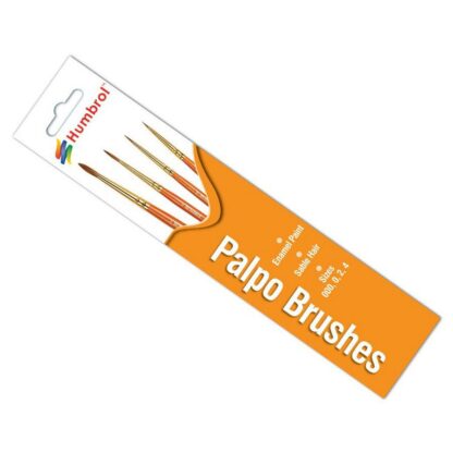 Humbrol AG4250 Palpo Brush Pack 000, 0, 2, 4