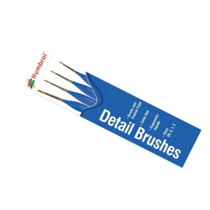 Humbrol AG4304 Detail Brush Pack 00, 0, 1, 2