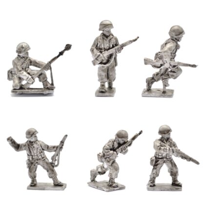 DDG1 20mm WWII American Infantry with Rifles Washed