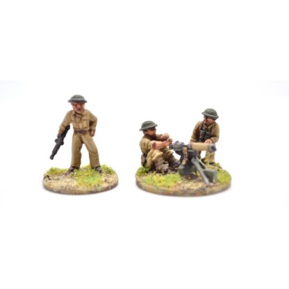 W-AM4 20mm WWII American Marine MG & 3 Crew