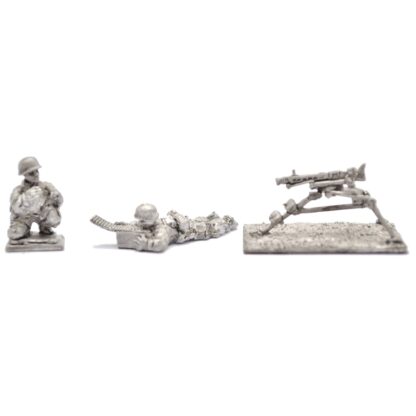 DDF4 20mm WWII German Para Fixed-Mount MG42 & Crew Washed