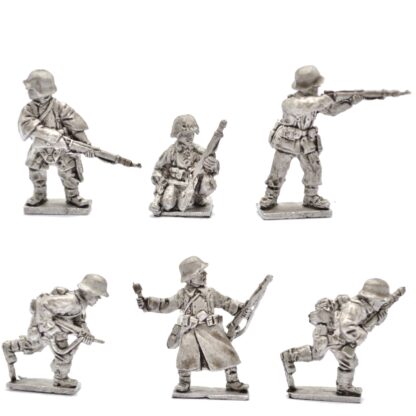 DDW1 20mm WWII German Riflemen & MP40 Washed