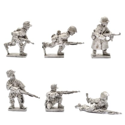 DDW2 20mm WWII German Riflemen & MP40s Washed