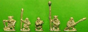 FT49 15mm Fantasy Dwarven Command with Spears Old