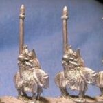 FT13 15mm Fantasy High Elf Cavalry with Lance & Standard Bearers Old