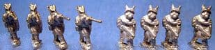 FT34 15mm Fantasy Rhinomen with Crossbows & Blowpipes Old
