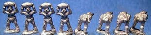 FT35 15mm Fantasy Rhinomen Berserkers Old