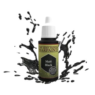 Army Painter Warpaints WP1101 Matt Black 18ml