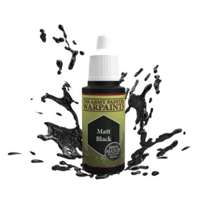 Army Painter Warpaints WP1101 Matt Black 18ml