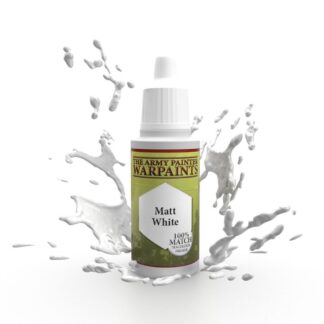 Army Painter Warpaints WP1102 Matt White 18ml