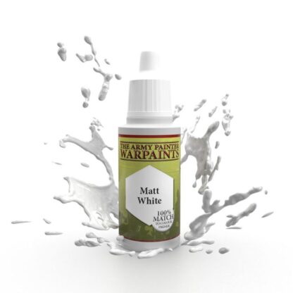 Army Painter Warpaints WP1102 Matt White 18ml