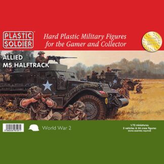 WW2V20013 1/72nd American M5 Halftrack
