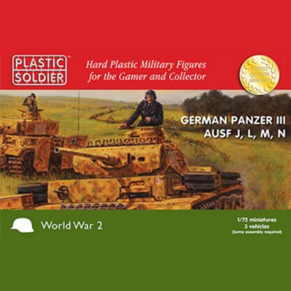 WW2V20018 1/72nd German Panzer III Ausf J, L, M, N Tank