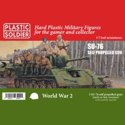 WW2V20030 1/72nd Soviet SU 76 Self Propelled Gun