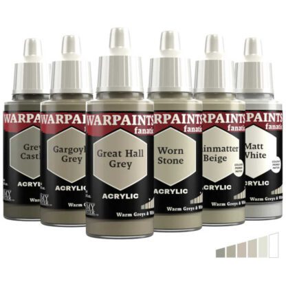 Army Painter Warpaints Fanatic WP3218P Warm Greys & White 6 x 18ml
