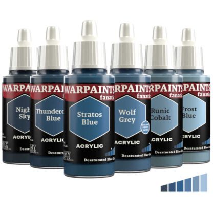 Army Painter Warpaints Fanatic WP3219P Desaturated Blue-Greys 6 x 18ml
