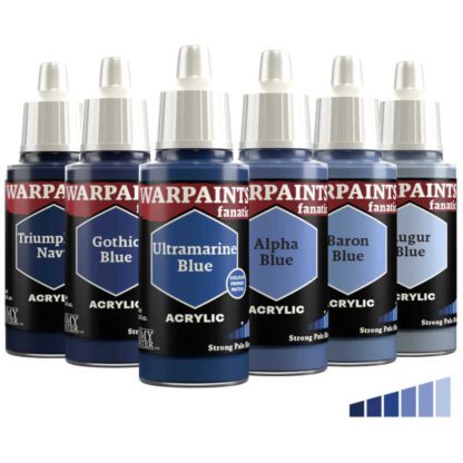 Army Painter Warpaints Fanatic WP3220P Strong Pale Blues 6 x 18ml