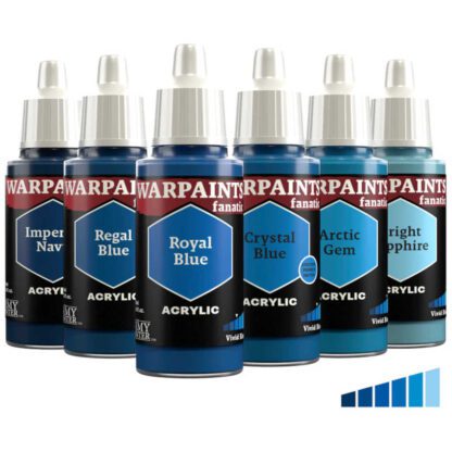 Army Painter Warpaints Fanatic WP3221P Vivid Blues 6 x 18ml