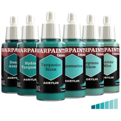 Army Painter Warpaints Fanatic WP3223P Turquoises 6 x 18ml