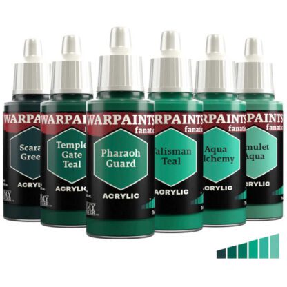 Army Painter Warpaints Fanatic WP3224P Teals 6 x 18ml