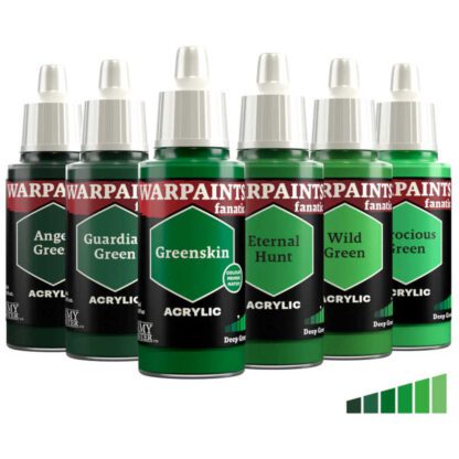 Army Painter Warpaints Fanatic WP3225P Deep Greens 6 x 18ml