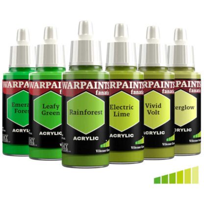 Army Painter Warpaints Fanatic WP3226P Vibrant Greens 6 x 18ml