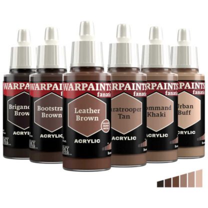 Army Painter Warpaints Fanatic WP3229P Browns 6 x 18ml