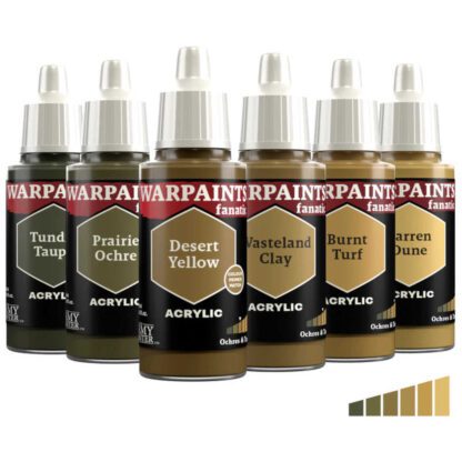Army Painter Warpaints Fanatic WP3230P Ochres & Tans 6 x 18ml