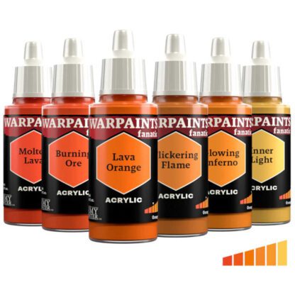 Army Painter Warpaints Fanatic WP3233P Oranges 6 x 18ml