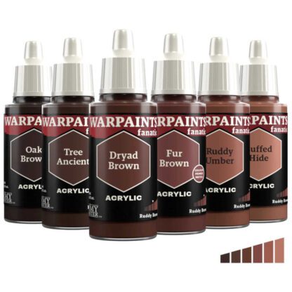 Army Painter Warpaints Fanatic WP3235P Ruddy Browns 6 x 18ml