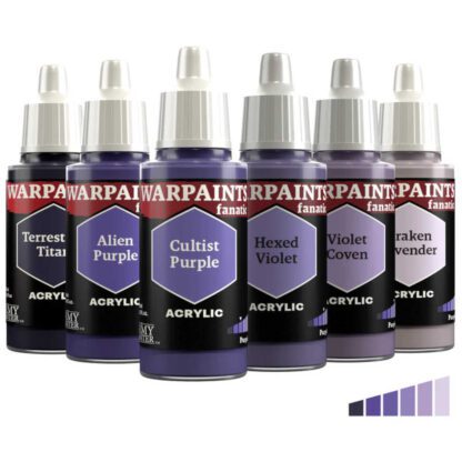 Army Painter Warpaints Fanatic WP3238P Purples 6 x 18ml
