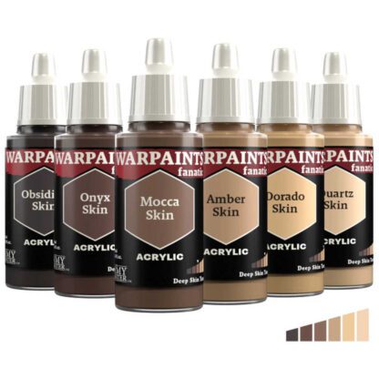 Army Painter Warpaints Fanatic WP3243P Deep Skin Tones 6 x 18ml
