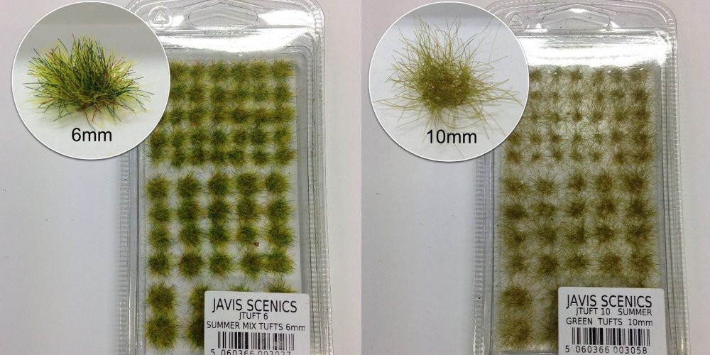 Javis Static Grass Tufts and Strips