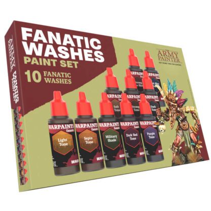 Army Painter Warpaints Fanatic WP8068P Washes Paint Set