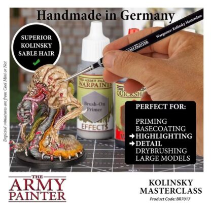 Wargamer Brush BR7017 Kolinsky Masterclass