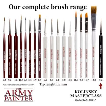 Wargamer Brush BR7017 Kolinsky Masterclass