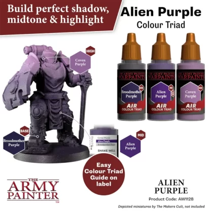 Warpaints Air Alien Purple Colour Triad 3 x 18ml
