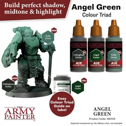 Warpaints Air Angel Green Colour Triad 3 x 18ml