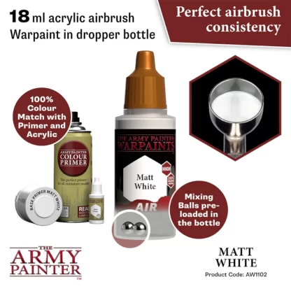Warpaints Air AW1102 Matt White 18ml