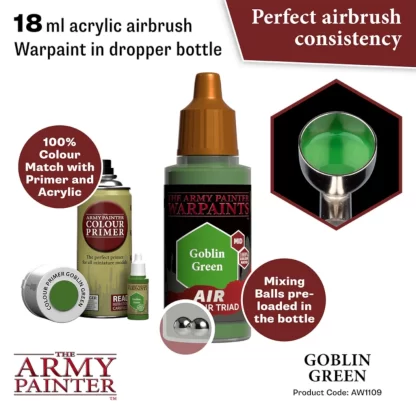 Warpaints Air AW1109 Goblin Green 18ml