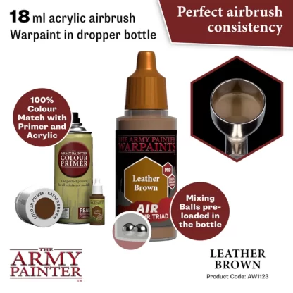 Warpaints Air AW1123 Leather Brown 18ml