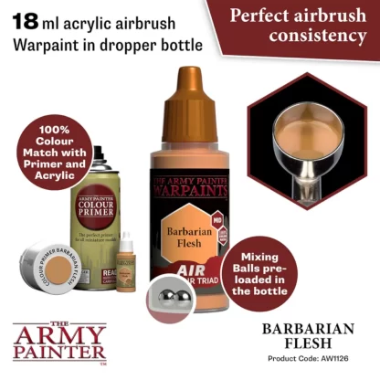 Warpaints Air AW1126 Barbarian Flesh 18ml - Image 2